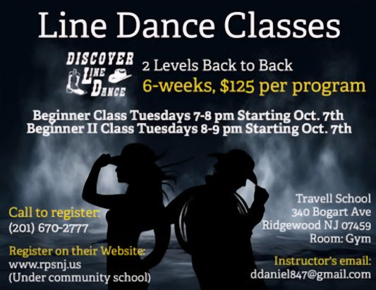 Beginner Line Dancing Lessons - Tuesdays