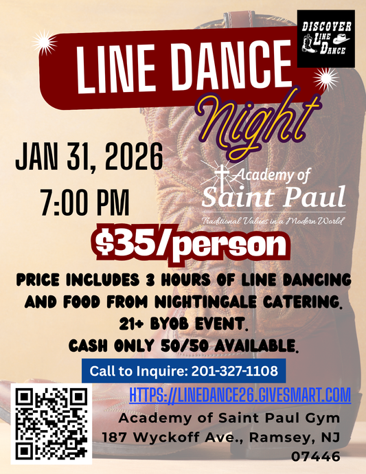 Line Dance Night Academy of Saint Paul (January 31st)