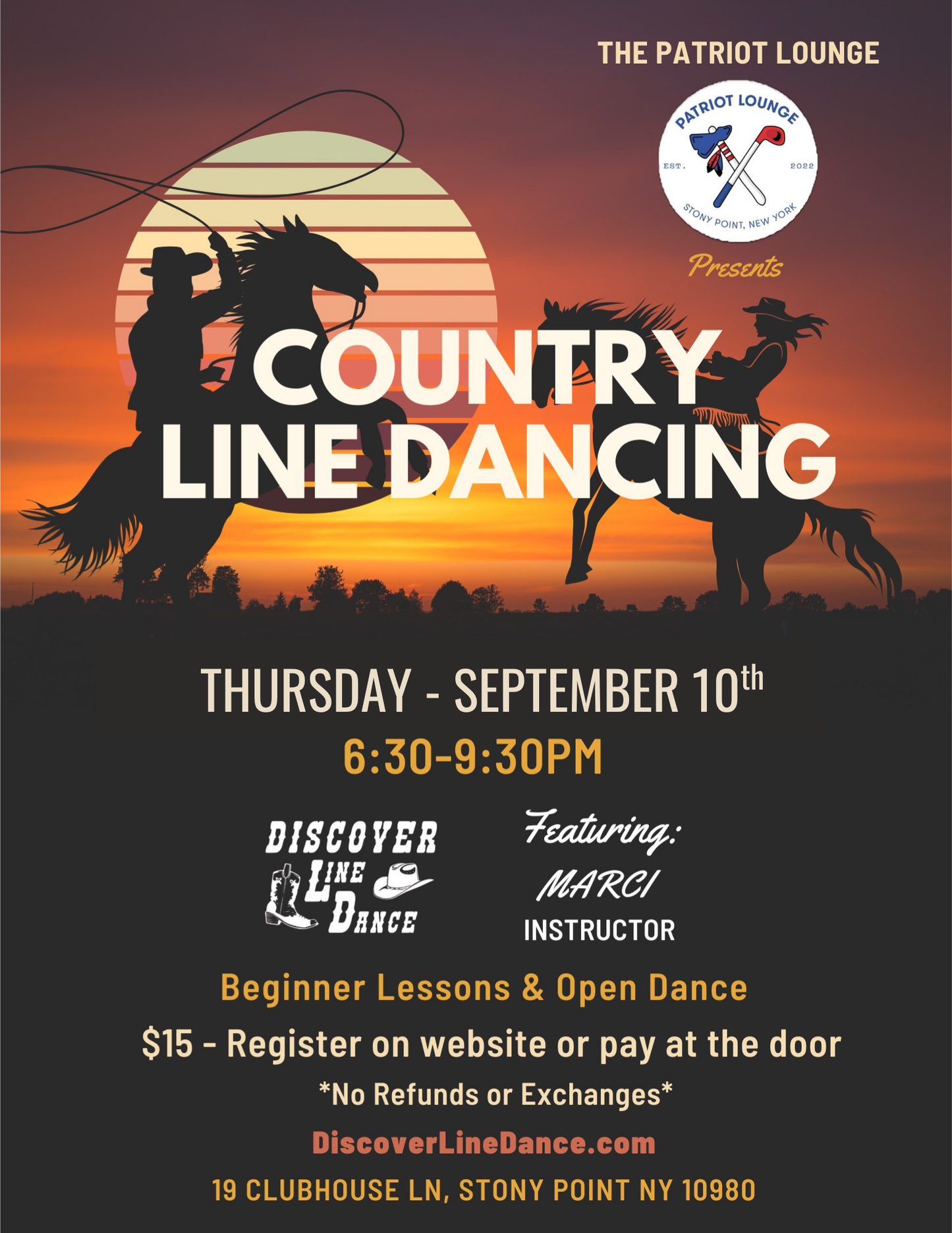 Patriot Lounge (September 10th)