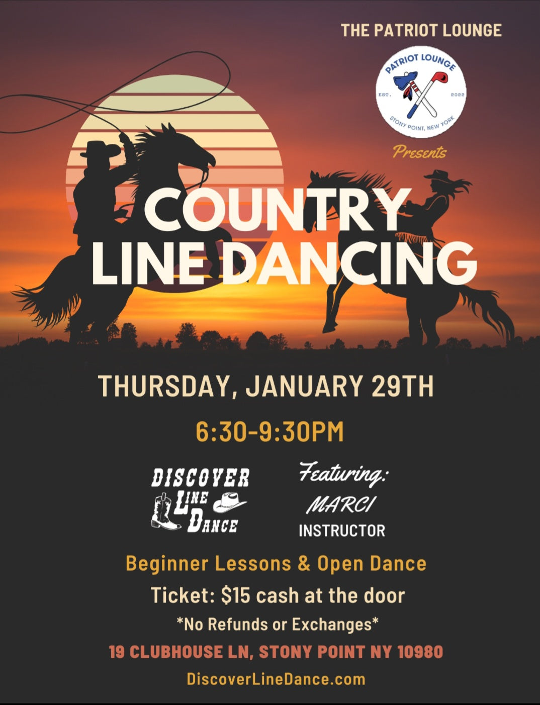 Patriot Lounge (January 29th)