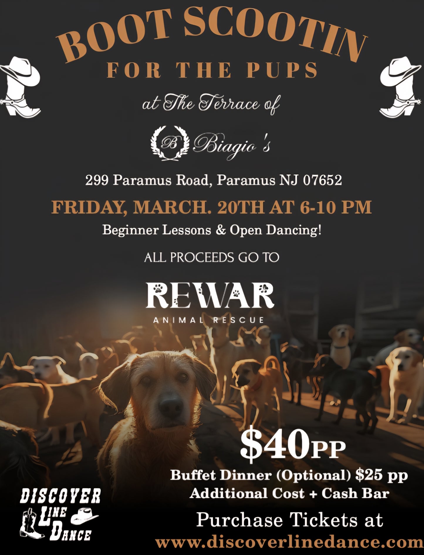 Boot Scootin For The Pups (March 20th)