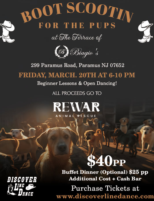 Boot Scootin For The Pups (March 20th)