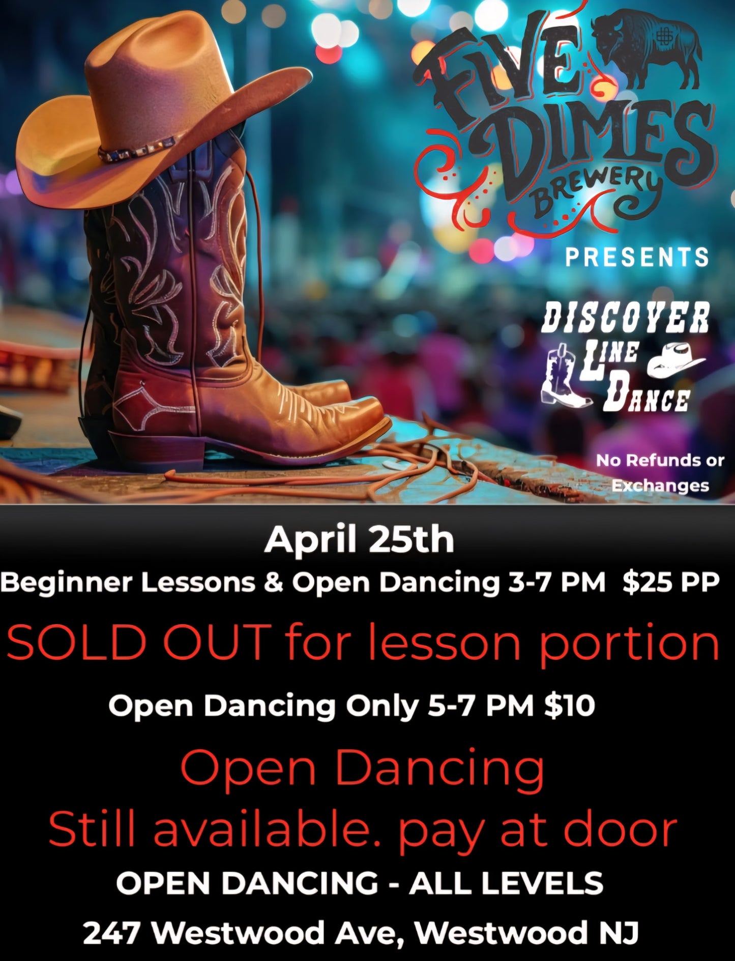 Five Dimes Brewery - with Lessons (April 25th)