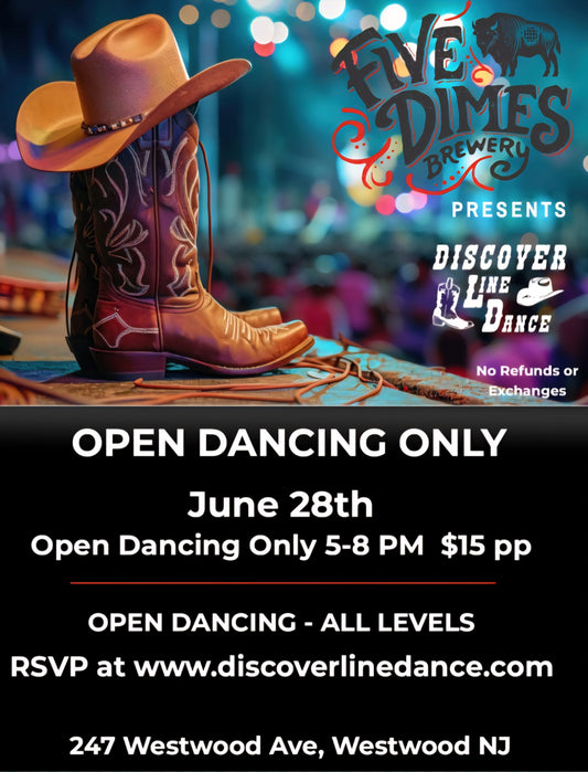 Five Dimes Brewery - Open Dance Only  (June 28th)