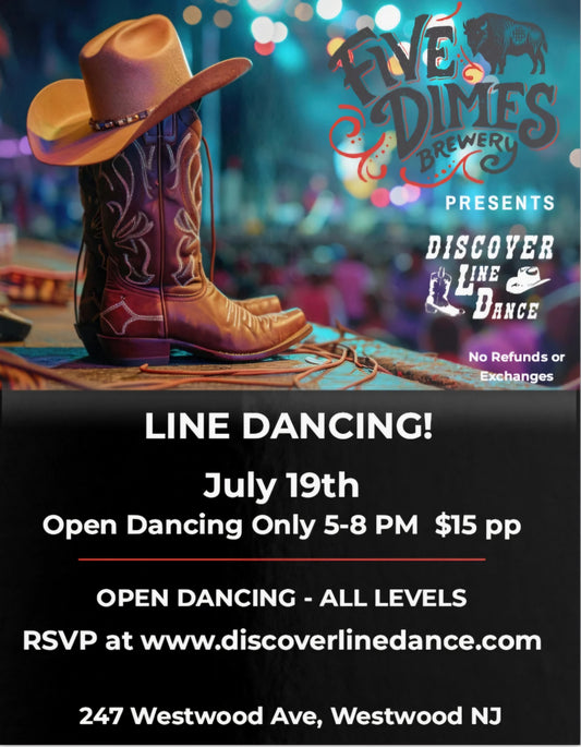 Five Dimes Brewery - Open Dance Only  (July 19th)