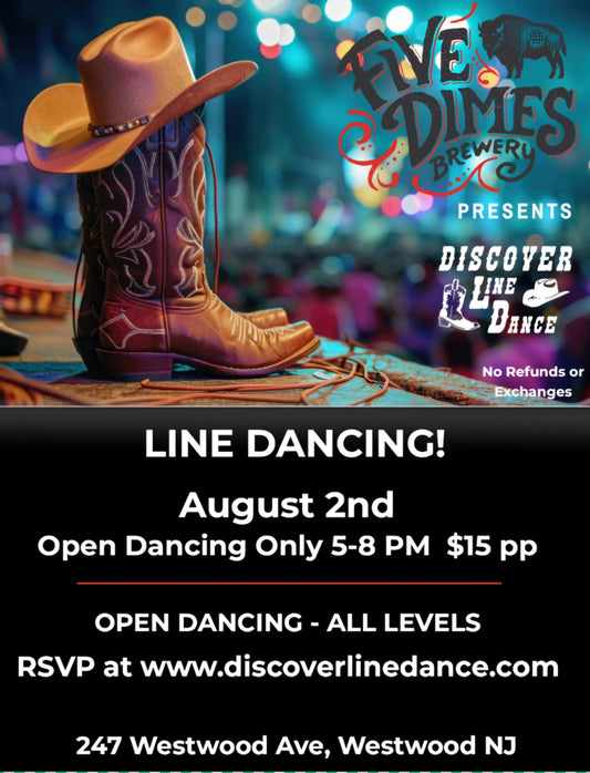 Five Dimes Brewery - Open Dance Only  (August 2nd)