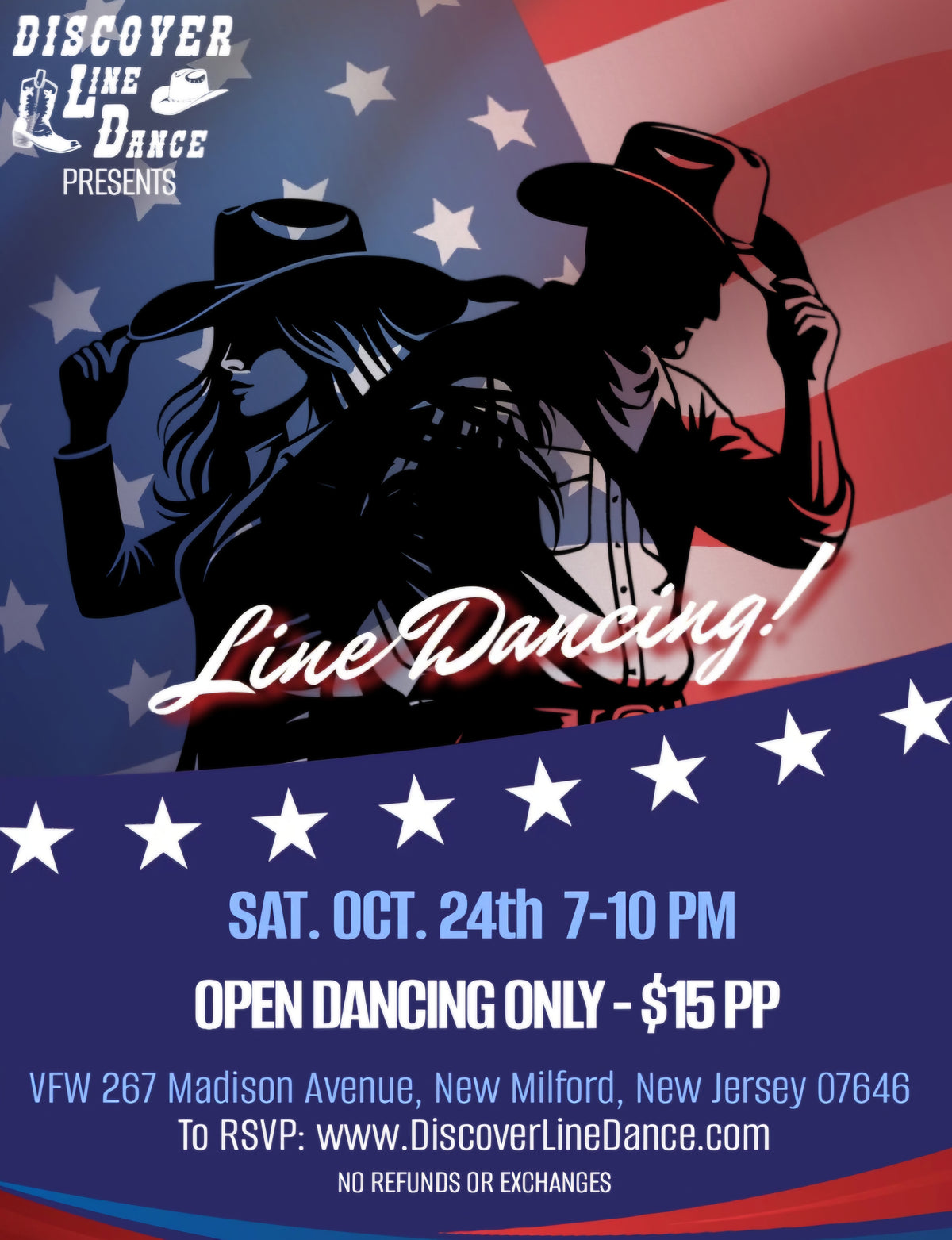 VFW New Milford (Open Dance ONLY) - October 24th