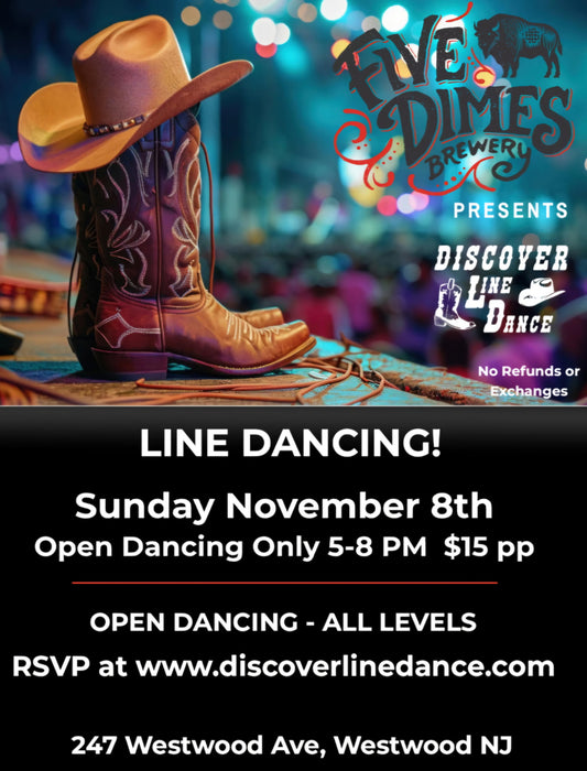 Five Dimes Brewery - Open Dance Only  (November 8th)