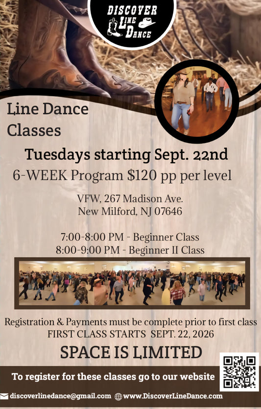 6-Week Tuesday Classes Beginner 2 (Starting 9/22)