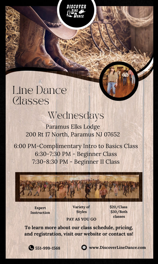 Beginner Line Dancing Lessons - Wednesdays